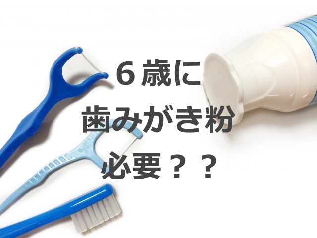 ６歳に歯みがき粉は必要？親が家庭でできる虫歯予防とは何か？